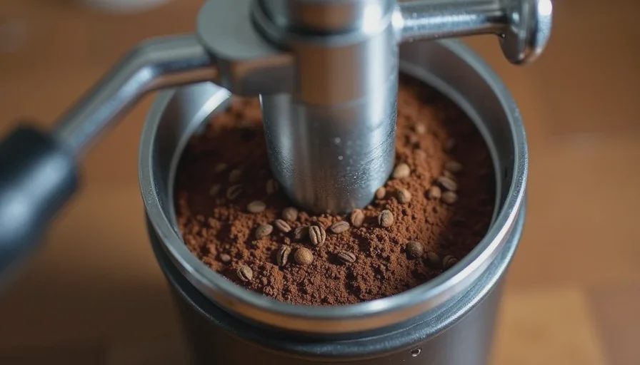 If the answer is a standard drip machine filled with pre-ground or blade-ground coffee, start by moving to a modest burr grinder and fresher whole beans